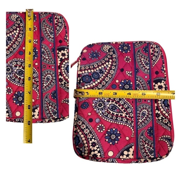Vera Bradley Bowler, Tech, Double ID & Zip Around Wallets Set in Boysenberry - Picture 10 of 16